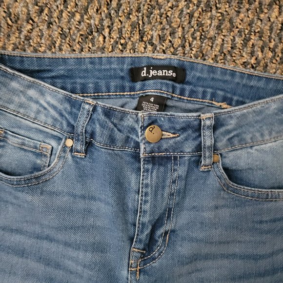 d. jeans recycled denim super high waisted stretch denim size 4 - Picture 4 of 12